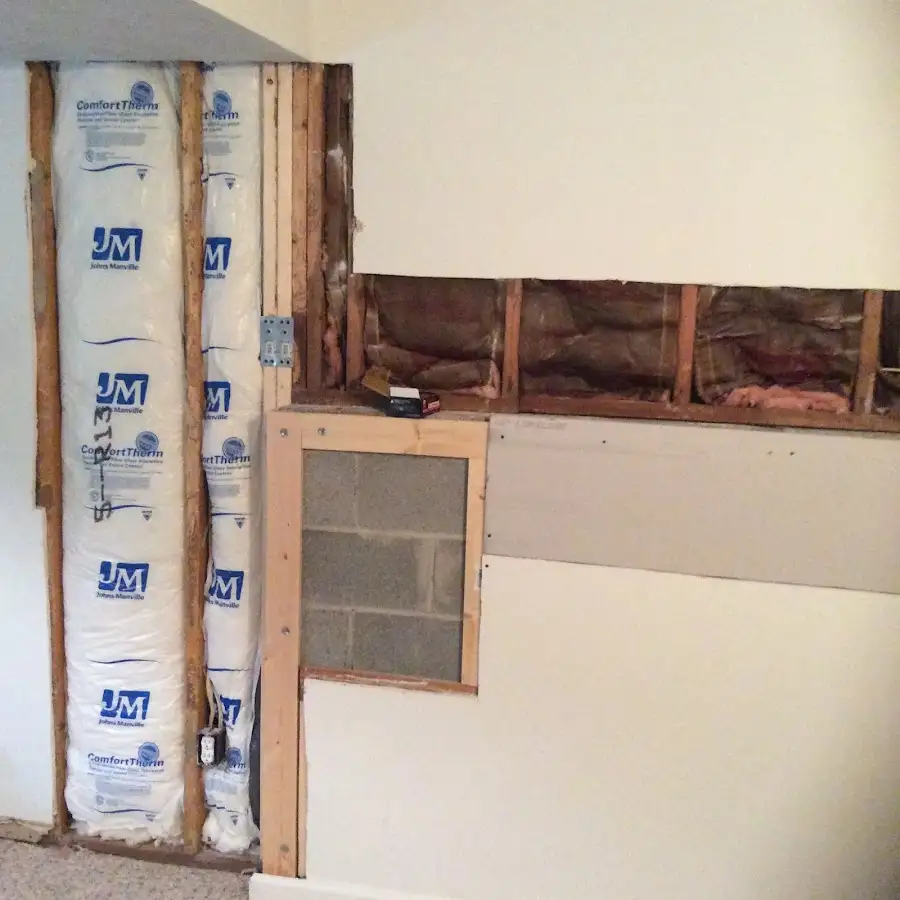 Wall insulation replacement during Structural Drying in Texarkana
